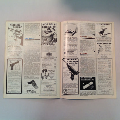 Vintage Mar/Apr 1982 American Handgunner Magazine Junkyard Dog Loads The Superbullet Hammerli 232 Let's Talk Basic Pistol