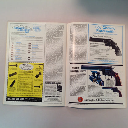 Vintage Mar/Apr 1982 American Handgunner Magazine Junkyard Dog Loads The Superbullet Hammerli 232 Let's Talk Basic Pistol