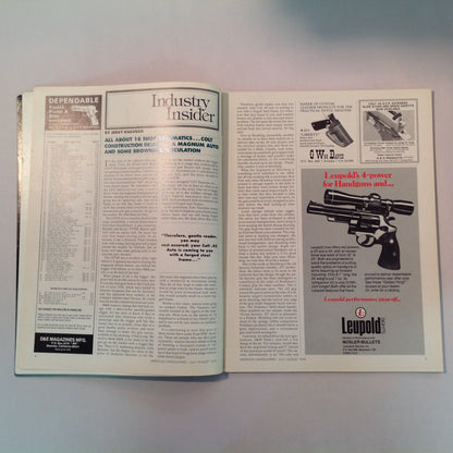 Vintage Jul/Aug 1979 The American Handgunner Magazine .357 NOT For Big Game Bianchi's Blue Steel and Gun Leather Test Reports