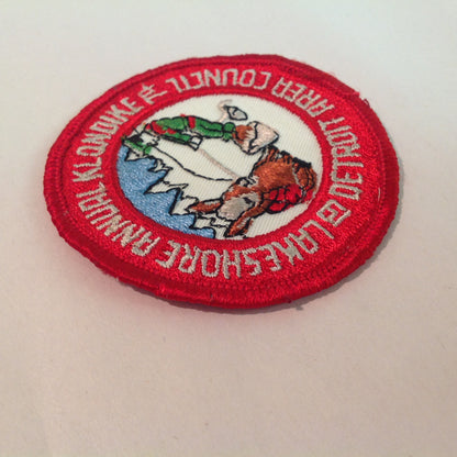 Vintage BSA Boy Scouts America Patch 1974 Lakeshore Annual Klondike Detroit Area DAC