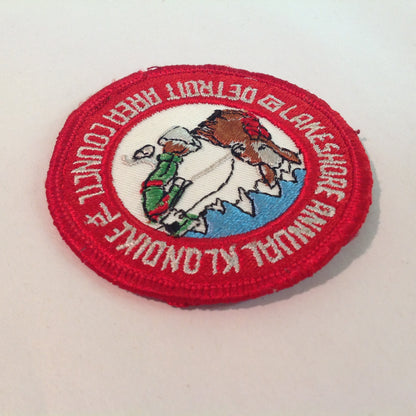 Vintage BSA Boy Scouts America Patch 1974 Lakeshore Annual Klondike Detroit Area DAC
