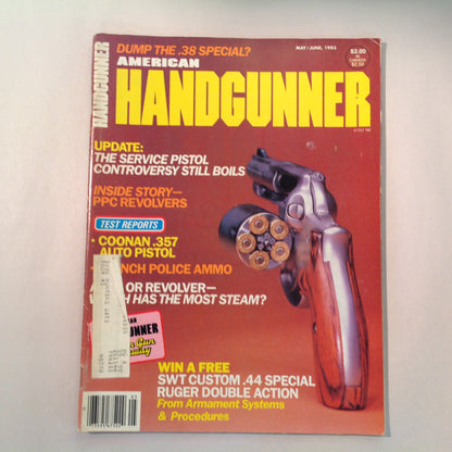 Vintage May/Jun 1983 American Handgunner Magazine Service Pistol Controversy PPC Revolvers Coonan .357 Auto Pistol Dump the .38 Special?