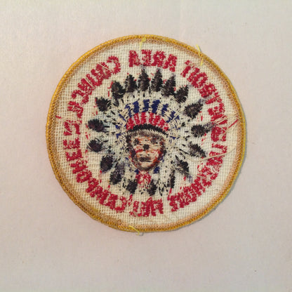 Vintage BSA Boy Scouts America Patch 1972 Lakeshore Fall Camporee DAC Chief's Head