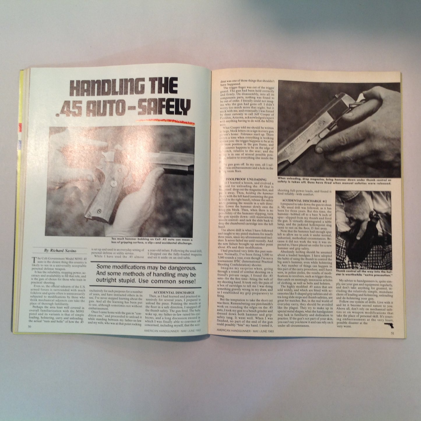 Vintage May/Jun 1983 American Handgunner Magazine Service Pistol Controversy PPC Revolvers Coonan .357 Auto Pistol Dump the .38 Special?