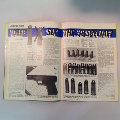 Vintage May/Jun 1983 American Handgunner Magazine Service Pistol Controversy PPC Revolvers Coonan .357 Auto Pistol Dump the .38 Special?