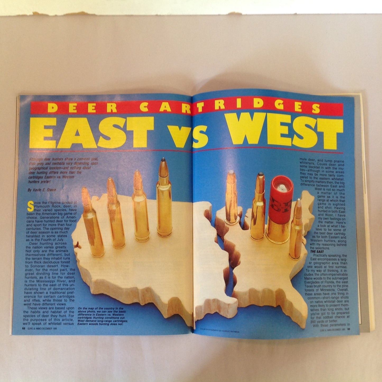 Vintage Dec 1989 Guns & Ammo Magazine Colt's Double-Action .45