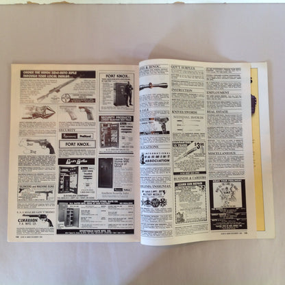 Vintage Dec 1989 Guns & Ammo Magazine Colt's Double-Action .45