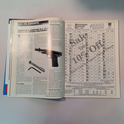 Vintage May/Jun 1995 American Handgunner Magazine Exclusive New FBI .45 World's Greatest Gun Show Torture Testing S&W Sigma