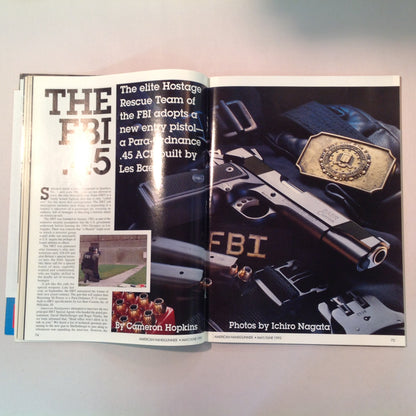 Vintage May/Jun 1995 American Handgunner Magazine Exclusive New FBI .45 World's Greatest Gun Show Torture Testing S&W Sigma