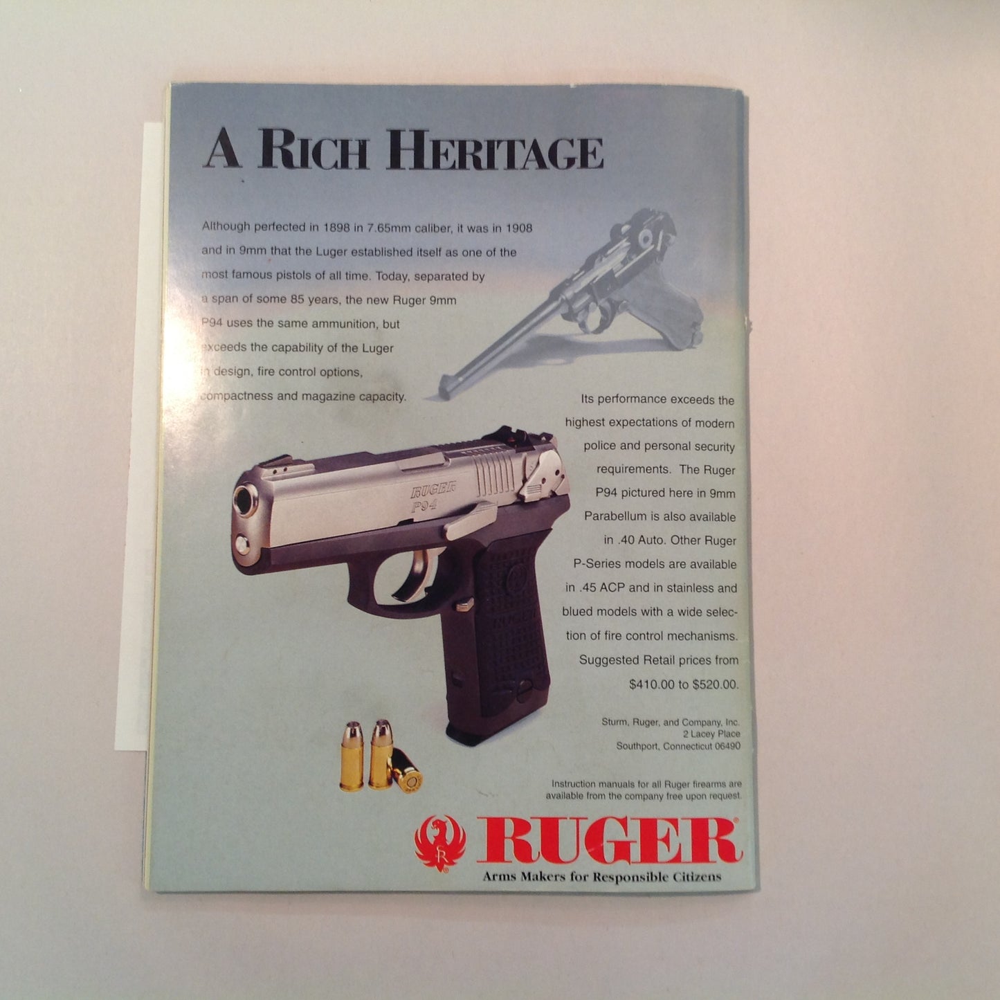 Vintage May/Jun 1995 American Handgunner Magazine Exclusive New FBI .45 World's Greatest Gun Show Torture Testing S&W Sigma
