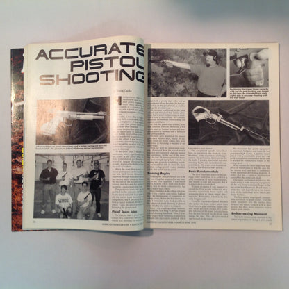 Vintage Mar/Apr 1995 American Handgunner Magazine Self-Defense .45 IPSC Nationals Guns of Tombstone Handgun Hunting Down Under