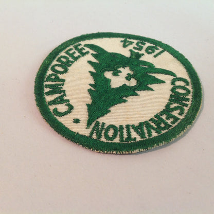 Vintage 1954 Boy Scouts of America BSA Patch Conservation Camporee Pine Tree