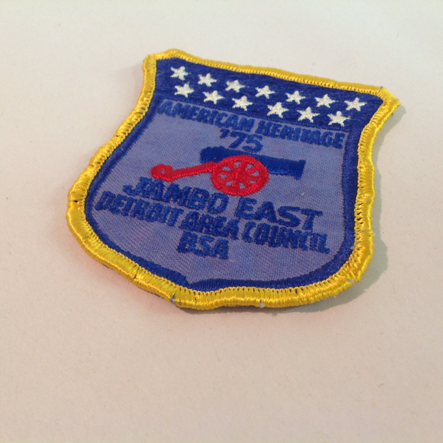 Vintage BSA Boys Scouts of America Patch American Heritage '75 Jambo East Detroit AC