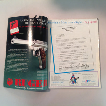 Vintage Jan/Feb 1995 American Handgunner Magazine Laser Fire Custom Ruger AYOOB Gunfight Survival The Medusa Gun Tactical Taurus