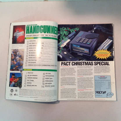 Vintage Jan/Feb 1995 American Handgunner Magazine Laser Fire Custom Ruger AYOOB Gunfight Survival The Medusa Gun Tactical Taurus