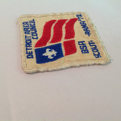 Vintage BSA Boys Scouts of America Patch Scout-O-Rama '72 Detroit Area Council
