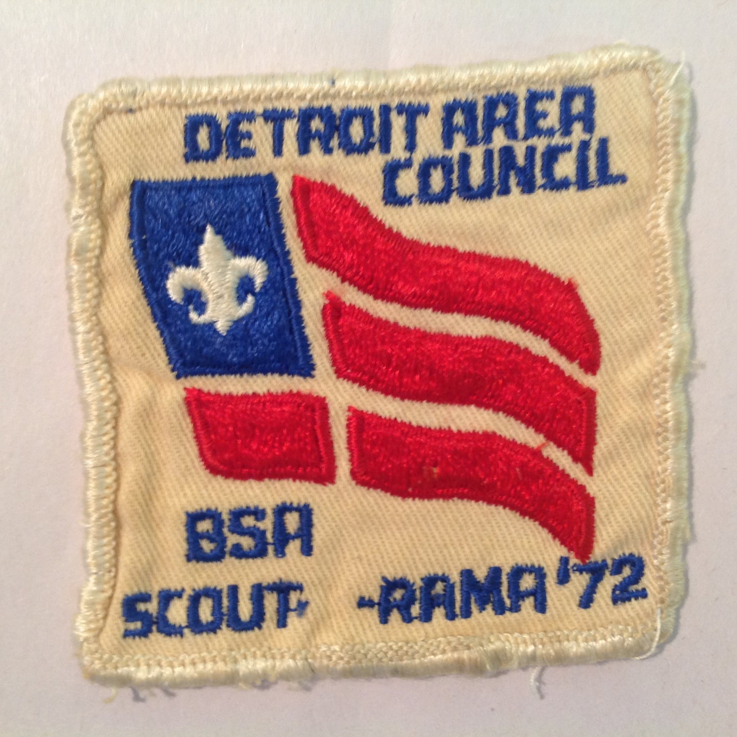 Vintage BSA Boys Scouts of America Patch Scout-O-Rama '72 Detroit Area Council