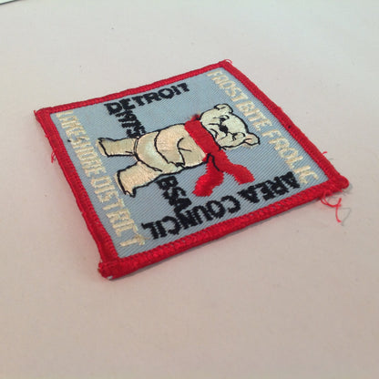 Vintage BSA Boys Scouts of America Patch DAC Frost Bite Frolic 1975 Lakeshore District