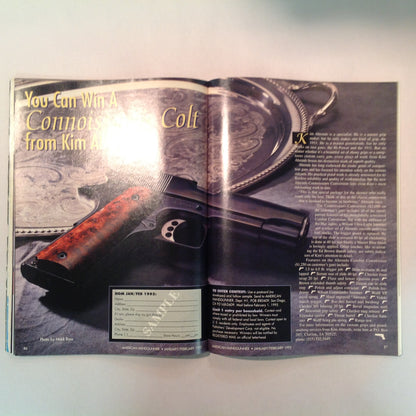 Vintage Jan/Feb 1995 American Handgunner Magazine Laser Fire Custom Ruger AYOOB Gunfight Survival The Medusa Gun Tactical Taurus