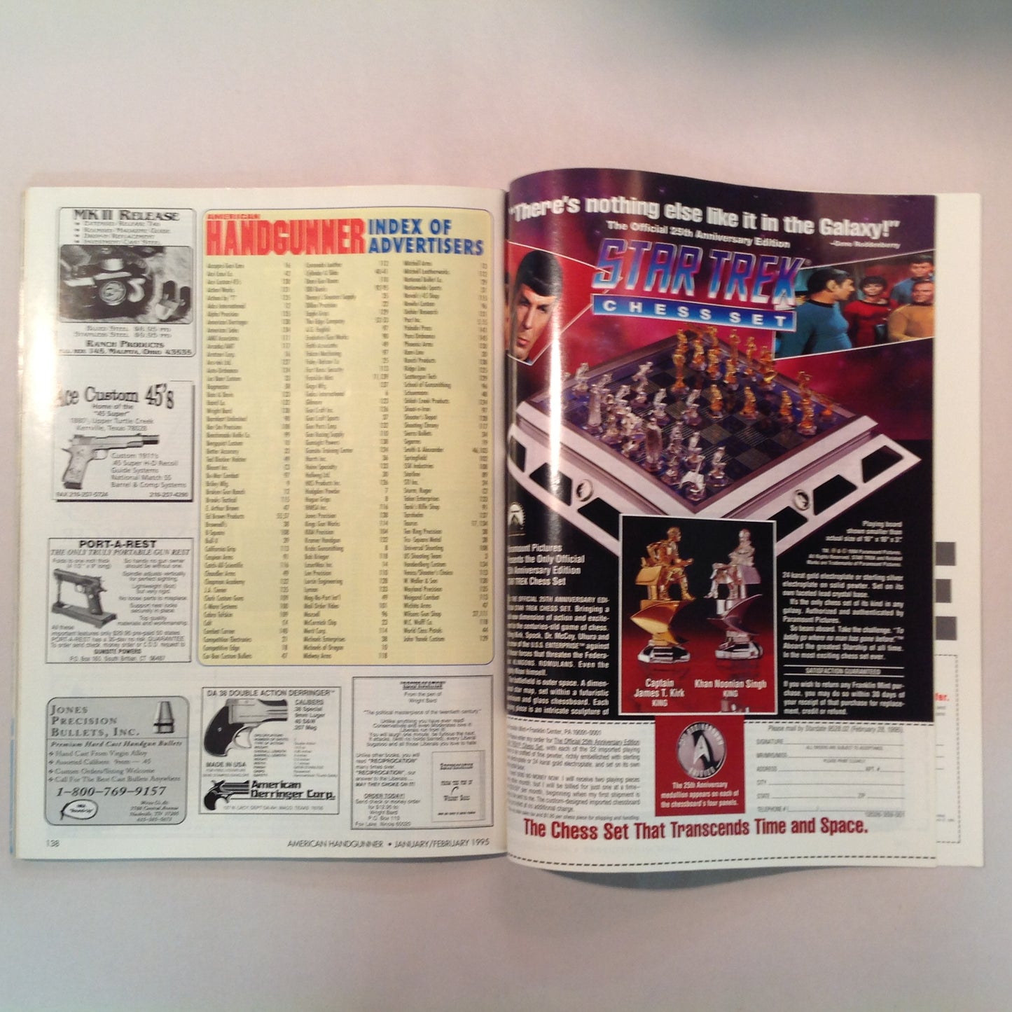 Vintage Jan/Feb 1995 American Handgunner Magazine Laser Fire Custom Ruger AYOOB Gunfight Survival The Medusa Gun Tactical Taurus