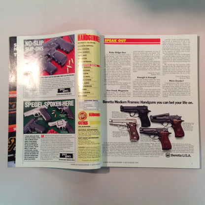 Vintage Jul/Aug 1995 American Handgunner Magazine Fat Mag .45 Sixguns With Class How to Test a Handgun Ruger P-94 9mm