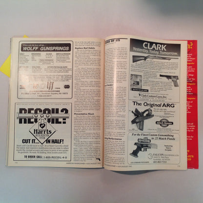 Vintage Jul/Aug 1995 American Handgunner Magazine Fat Mag .45 Sixguns With Class How to Test a Handgun Ruger P-94 9mm