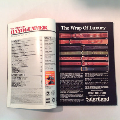Vintage May/Jun 1980 The American Handgunner Magazine Guns and Gear IHMS Handgun Hunting African Style C.O.P. & TP-70 Winning Techniques