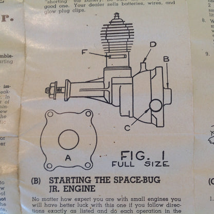 Vintage Care and Operation of Your Thimble-Drome RR-1 Engine Instructions Guide