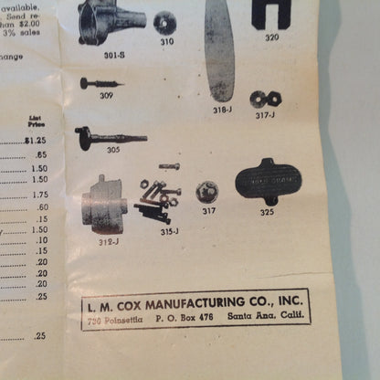 Vintage Care and Operation of Your Thimble-Drome RR-1 Engine Instructions Guide