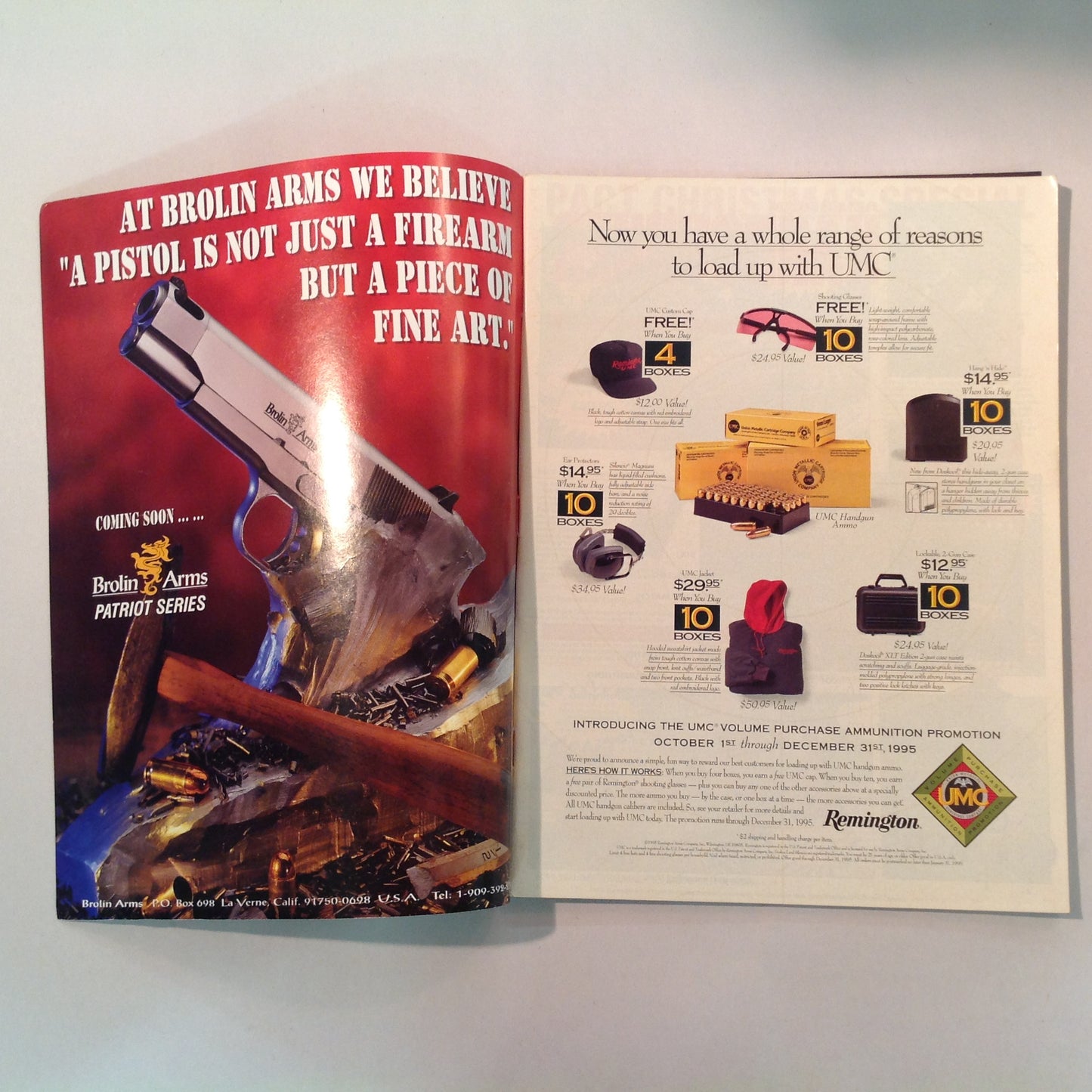 Vintage Jan/Feb 1996 American Handgunner Magazine Street Survival Ultra Compact .45 Club 10 Die Yuppie Scum!