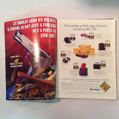 Vintage Jan/Feb 1996 American Handgunner Magazine Street Survival Ultra Compact .45 Club 10 Die Yuppie Scum!