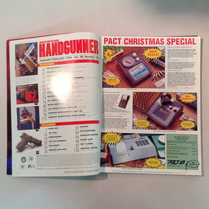 Vintage Jan/Feb 1996 American Handgunner Magazine Street Survival Ultra Compact .45 Club 10 Die Yuppie Scum!