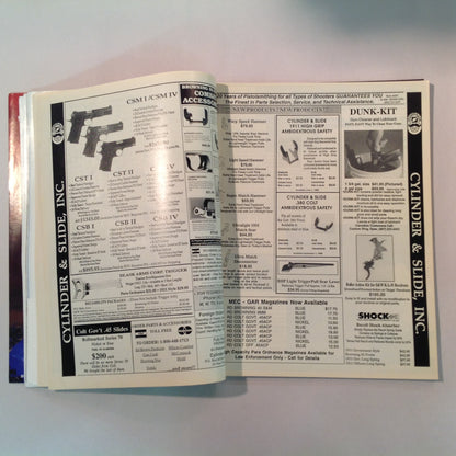 Vintage Jan/Feb 1996 American Handgunner Magazine Street Survival Ultra Compact .45 Club 10 Die Yuppie Scum!