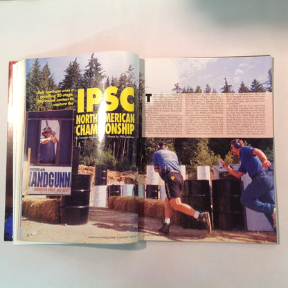 Vintage Jan/Feb 1996 American Handgunner Magazine Street Survival Ultra Compact .45 Club 10 Die Yuppie Scum!