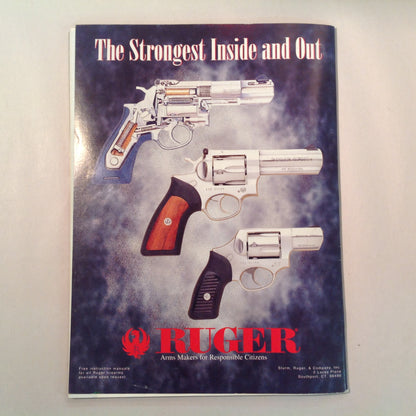 Vintage Jan/Feb 1996 American Handgunner Magazine Street Survival Ultra Compact .45 Club 10 Die Yuppie Scum!
