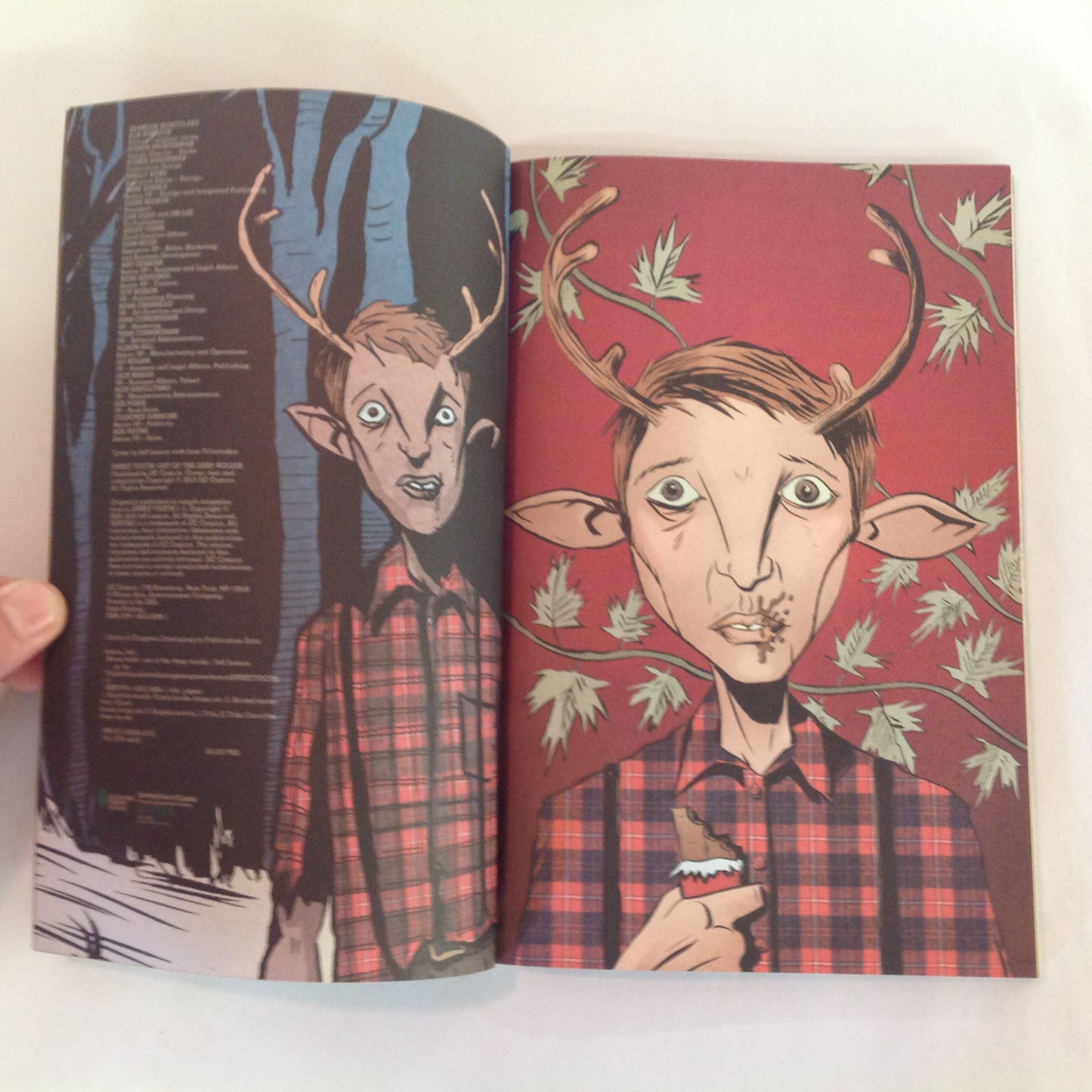 2010 DC Comics/Vertigo Sweet Tooth 1: Out of the Deep Woods Jeff Lemire
