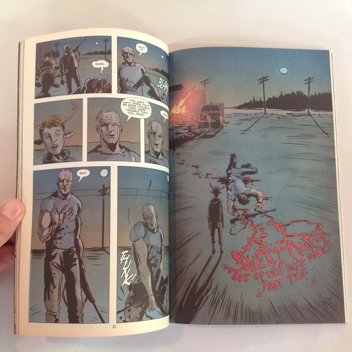 2010 DC Comics/Vertigo Sweet Tooth 1: Out of the Deep Woods Jeff Lemire