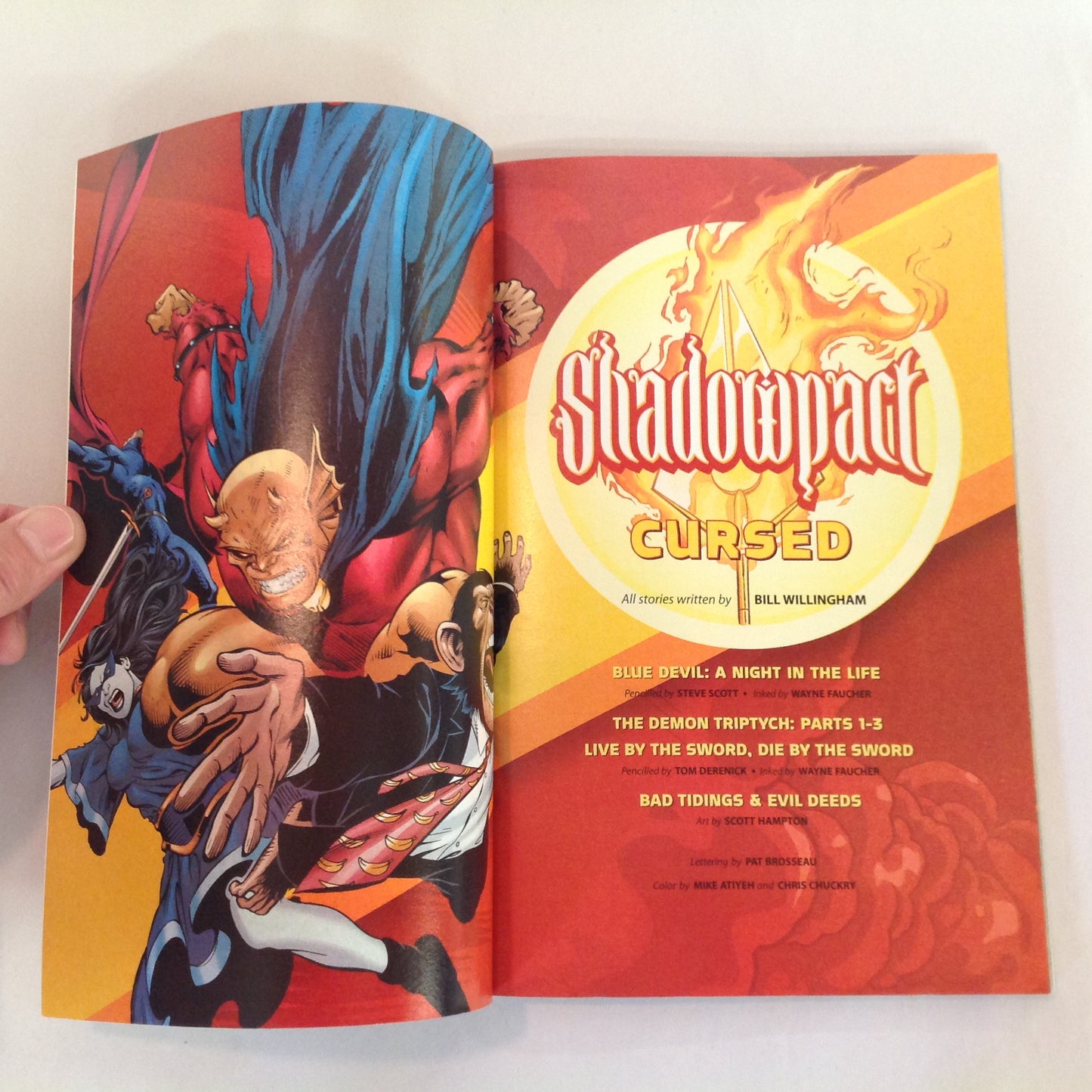 2007 DC Comics Trade Paperback Shadowpact: Cursed Willingham-Derenick-Faucher