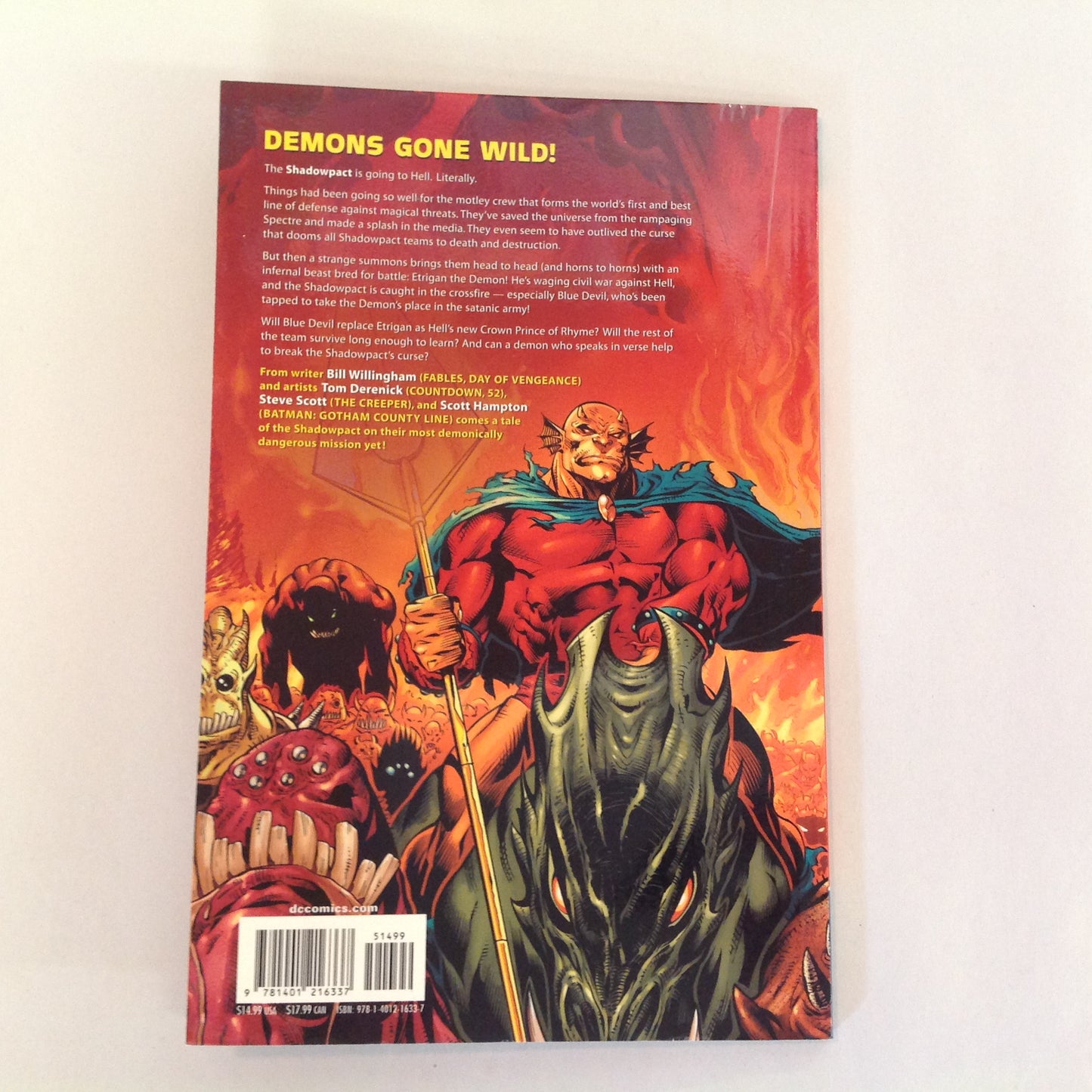 2007 DC Comics Trade Paperback Shadowpact: Cursed Willingham-Derenick-Faucher