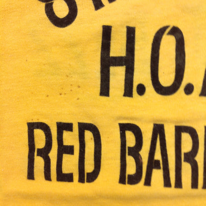Vintage 1970's Child's Ringer Single Stitch Hem M 28-30 T-Shirt 8 Mile Kelly HOA Red Barrons Mayor Walt Bezz