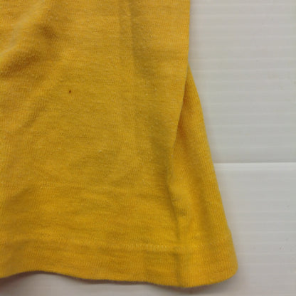 Vintage 1970's Child's Ringer Single Stitch Hem Medium T-Shirt Mayor Walter Bezz Spartans