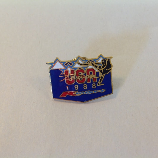 K-Mart 1988 Seoul Korea Summer Olympics XXIV Olympiad Team USA Pin Logo