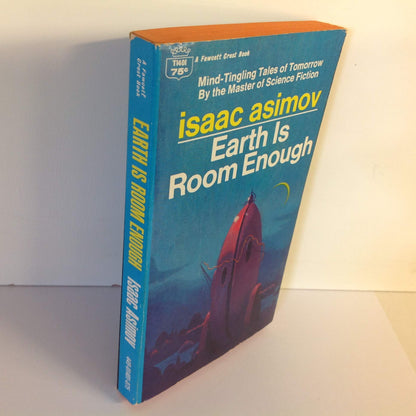 Vintage 1957 Mass Market Paperback Earth Is Room Enough Isaac Asimov Fawcett Crest First Printing