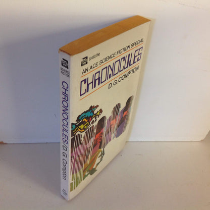 Vintage 1970 Mass Market Paperback Chronocules D.G. Compton ACE Science Fiction Special