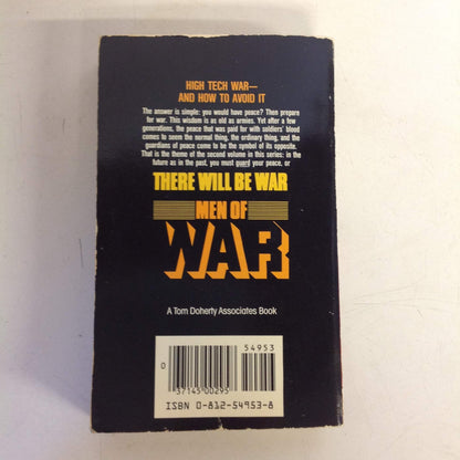 Vintage 1984 Mass Market Paperback Men of War Volume II: There Will Be War J E Pournelle