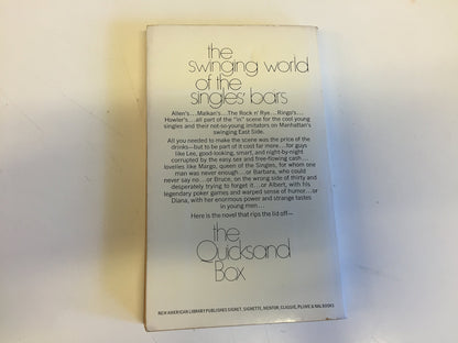 Vintage 1970 Mass Market Paperback The Quicksand Box Richard Hubbard Signet First Edition