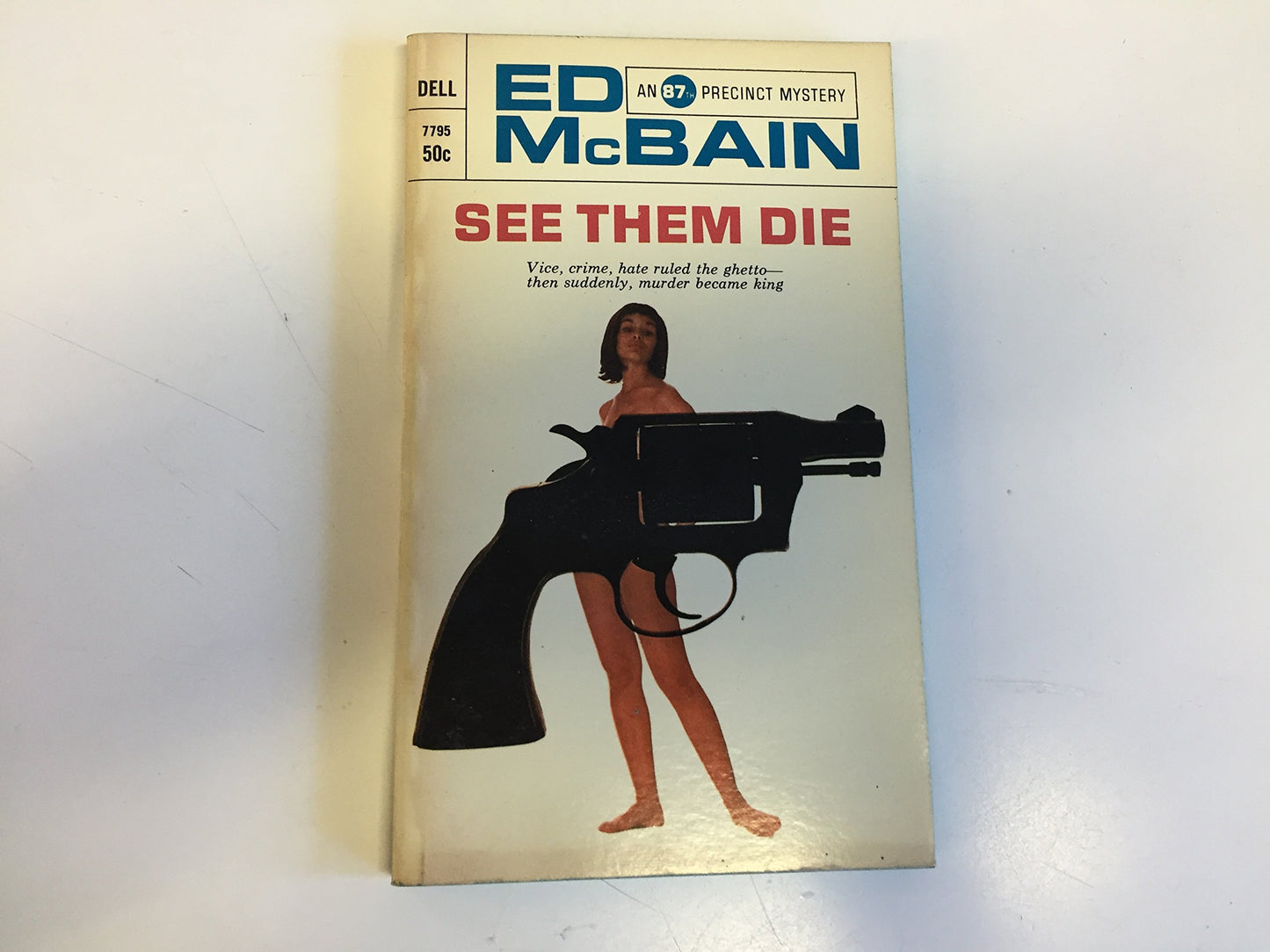 Vintage 1969 Mass Market Paperback See Them Die: An 87th Precinct Mystery Ed McBain Dell First Edition