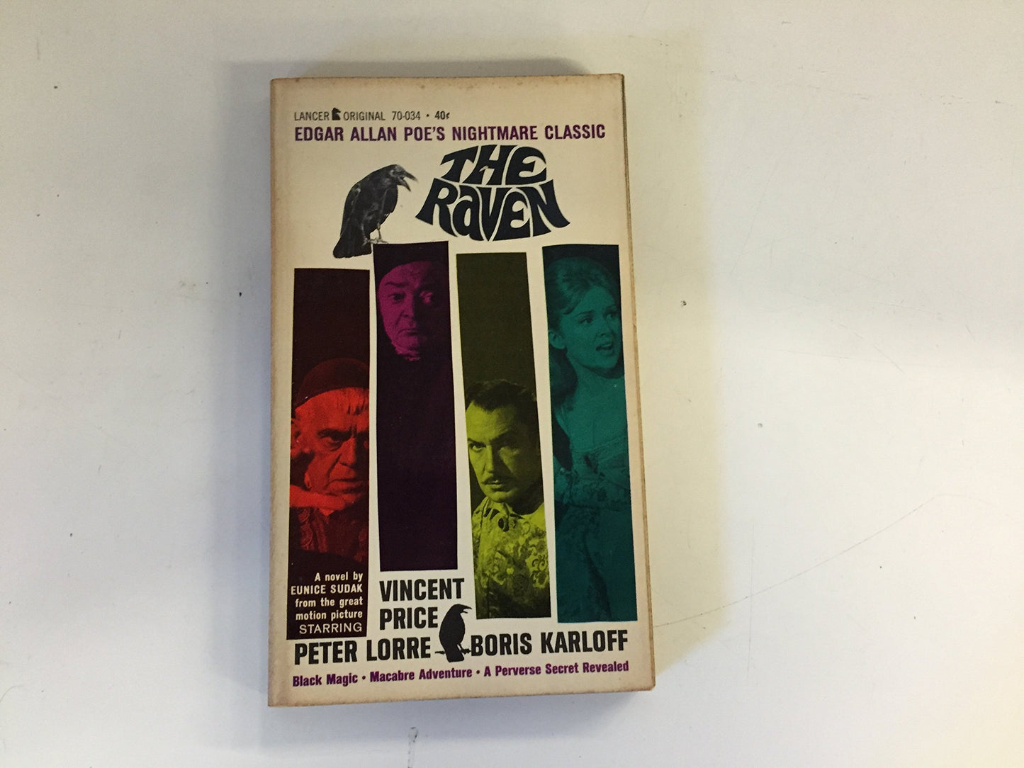 Vintage 1963 Mass Market Paperback The Raven Lancer Movie Tie-In First Edition