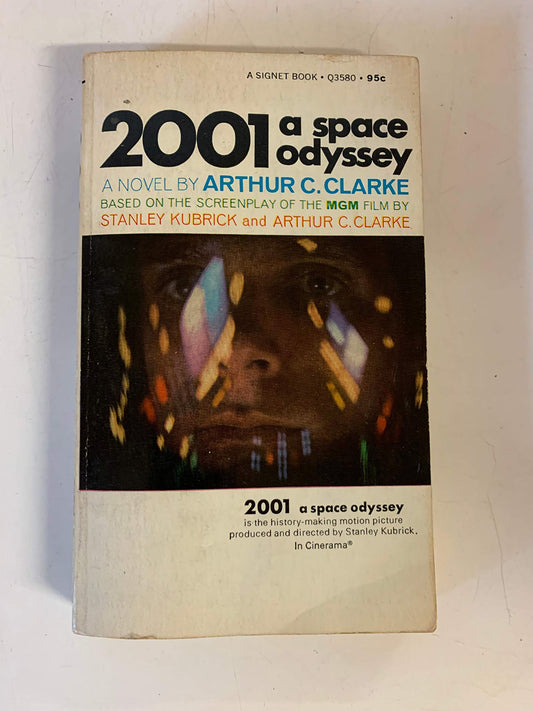 Vintage 1968 Mass Market Paperback 2001: A Space Odyssey Arthur C. Clarke