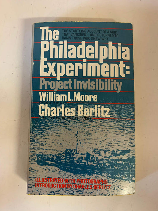 Vintage 1980 Mass Market Paperback The Philadelphia Experiment: Project Invisibility William L. Moore Charles Berlitz Fawcett Crest First Edition